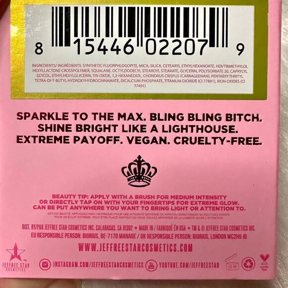 NIB Jeffree Star Supreme Frost Money Honey Highlighting Powder 8g - Picture 9 of 12